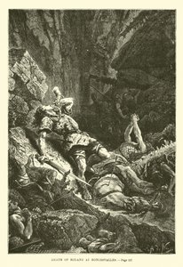 Rolands død i Roncesvalles av French School