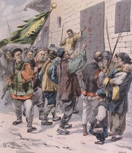 Death to the Foreigners, fra Le Petit Parisien, 15. juli 1900 av French School