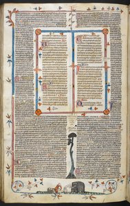 Decretals of Gregory IX med glans av Bernard of Parma (