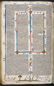 Decretals of Gregory IX med glans av Bernard of Parma (