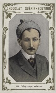 Delagrange, flyger (farget bilde) av French School