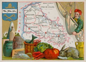 Departementet Pas-de-Calais i Nord-Frankrike av French School