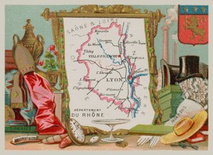 Departementet i Rhone av French School
