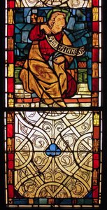 Viser St John: grisaille fra Chapelle du Chateau, Rouen? av French School
