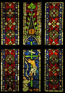Viser du korsfestelsen opprinnelig fra St. Fransiskanernes kirke i Colmar? av French School
