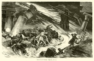 Destruction de Sodome (gravering) av French School