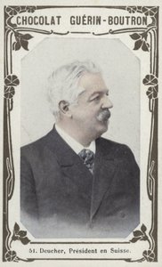 Deucher, president i Sveits (farget bilde) av French School