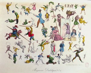 Devilish Oddities, 1823 av French School