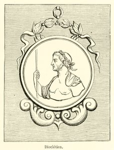 Diocletien (gravering) av French School