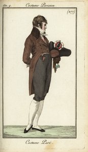 Directoire gentleman på gallamote av French School