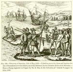 Discovery of America, 12. mai, 1492 av French School