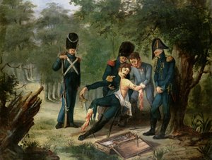 Doktor Larreys ambulanse ved slaget ved Hanau, 30.–31. oktober 1813 av French School
