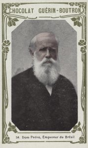Dom Pedro, keiser av Brasil (farget bilde) av French School
