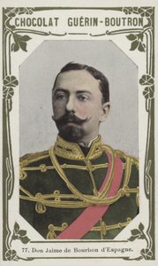 Don Jaime de Bourbon dEspagne (farget bilde) av French School