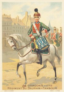 Dragons, Regiment du Dauphin, Drambour i 1772 av French School