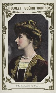 Hertuginne av Guise (farget bilde) av French School
