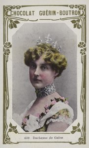 Hertuginne av Guise (farget bilde) av French School
