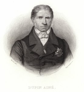 Dupin Aine - fransk politiker og president for Deputertkammeret (1783-1865) av French School