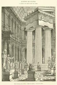 School of Fine Arts, i Paris, Musee des Platres (gravering) av French School