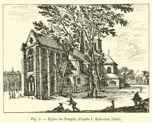 Tempelkirken; etter I Sylvester, 1650 av French School