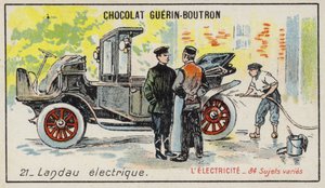 Electric Landau (chromolitho) av French School