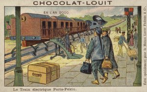 Elektrisk tog fra Paris til Beijing i år 2000 av French School