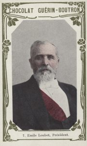 Emile Loubet, president (farget bilde) av French School