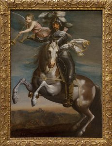 Rytterportrett av Ludvig XIII (1601-1643). Maleri rundt 1630. Art francais 1600-tallet. Musee des Beaux Arts de Rouen. av French School