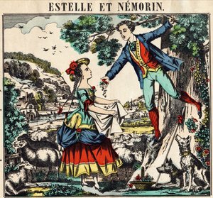 Estelle and Nemorin. Picture of Epinal av French School