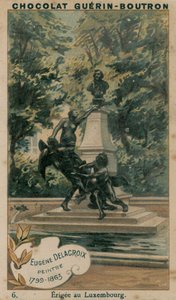 Eugene Delacroix, maler, 1799-1863, reist i Luxembourg av French School