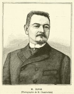 Eugene Dupas , fransk embetsmann (gravering) av French School