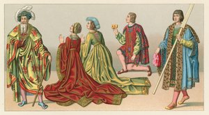 Europe XV-XVIth Cent Costume av French School