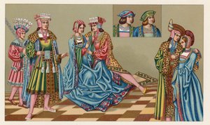 Europe XV-XVIth Cent Costume av French School