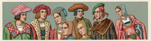 Europe XV-XVIth Cent Costume av French School
