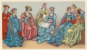Europe XV-XVIth Cent Costume av French School