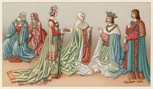 Europe XV-XVIth Cent Costume av French School
