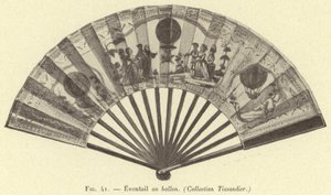 Ball fan, (Tissandier Collection) av French School