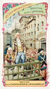 Henrettelse av Antoine Lavoisier, 1794 av French School