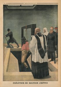 Henrettelse av doktor Crippen, illustrasjon fra 
