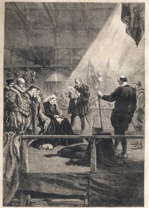 Execution of the Mary Queen of Scotland and Queen consort of France - av French School