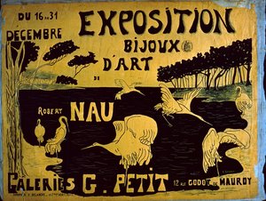 Utstilling Bijoux dArt, slutten av 1800- til begynnelsen av 1900-tallet av French School
