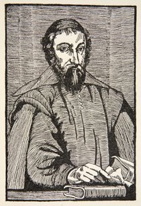 Fabri de Peiresc, kopi av Boris Mestchersky (d.1957) illustrasjon fra Histoire de la Nation Francaise, Sciences, Volumes I & II, av Gabriel Hanotaux (1853-1944), 1924 av French School