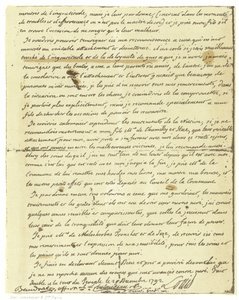 Faksimile av testamentet til Louis XVI av Frankrike av French School