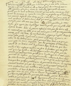 Faksimile av viljen til Marie Antoinette av French School