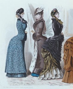 Motetallerken fra Le Moniteur de la Mode, 1882 av French School
