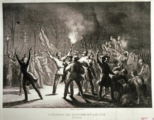 Februarrevolution 1848 von French School