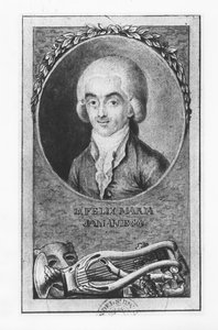 Felix Maria de Samaniego (litho) av French School
