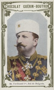 Ferdinand I, konge av Bulgaria (farget bilde) av French School