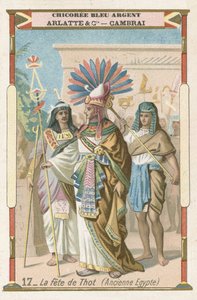 Festival of Thoth, det gamle Egypt av French School