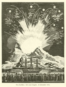 Fyrverkeri, avfyrt under imperiet, 16. desember 1804 av French School